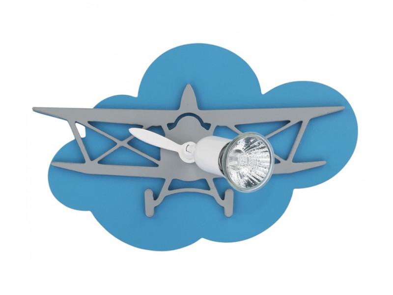 Fali lámpa GU10 fa/kék 300x120mm PLANE MEGSZŰNT Fali lámpa GU10 fa/kék 300x120mm PLANE MEGSZŰNT