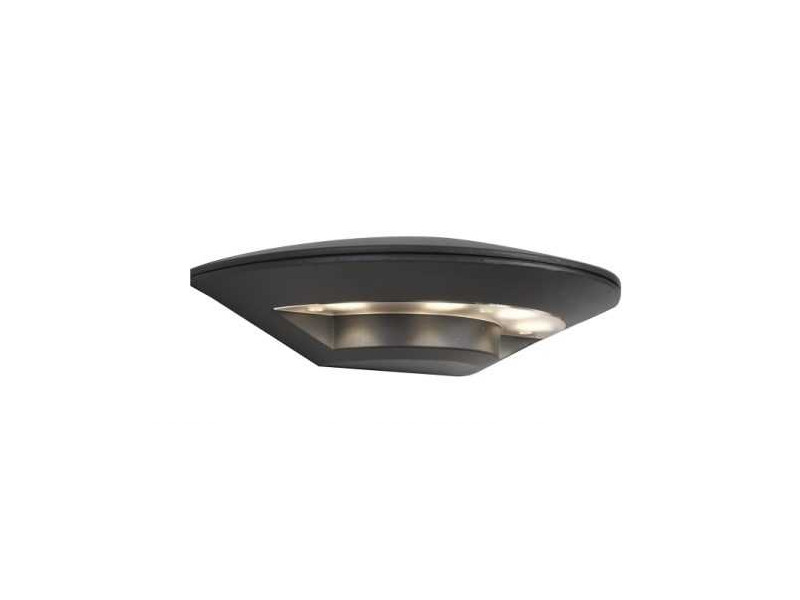 Kültéri Fali lámpa LED 2x3W alumínium/grafit 245x130mm DISC MEGSZŰNT