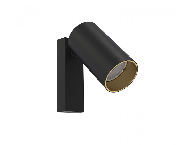 Fali lámpa GU10 fekete/fém 130x55x130mm MONO Fali lámpa GU10 fekete/fém 130x55x130mm MONO