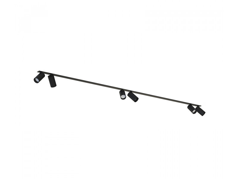 Beépíthető Mennyezeti lámpa 6xGU10 fekete/fém 110x2000mm MONO Beépíthető Mennyezeti lámpa 6xGU10 fekete/fém 110x2000mm MONO