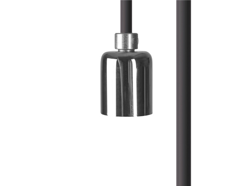 Függesztő GU10 fekete,króm 2500mm CAMELEON CABLE