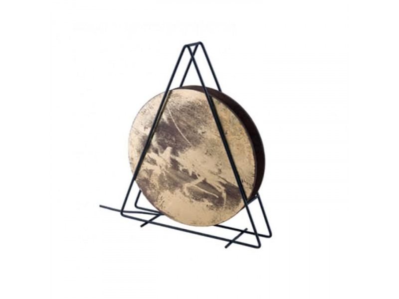 Asztali lámpa G9 acél/arany 410x340mm WHEEL MEGSZŰNT