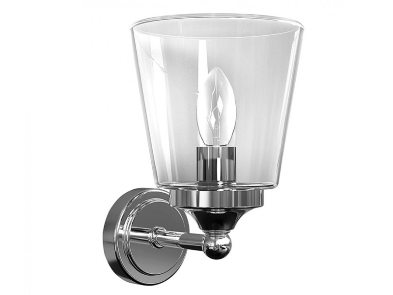 Fali lámpa E14 üveg/átlátszó 250x150x170mm BALI