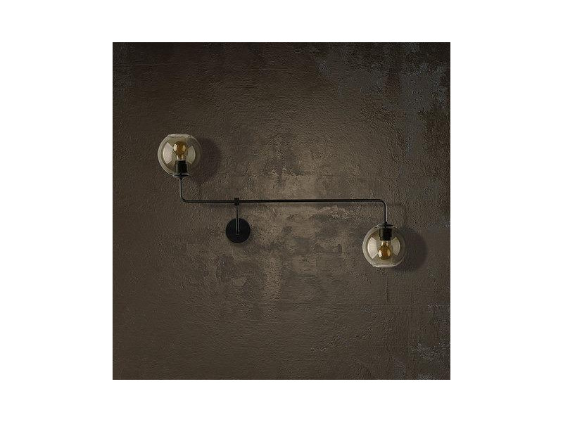 Fali lámpa 2xE27 üveg/füstszínű 400x980mm MONACO Fali lámpa 2xE27 üveg/füstszínű 400x980mm MONACO