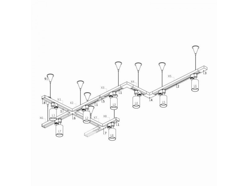 Sín 1méter alumínium/fehér 35x1000mm PROFILE