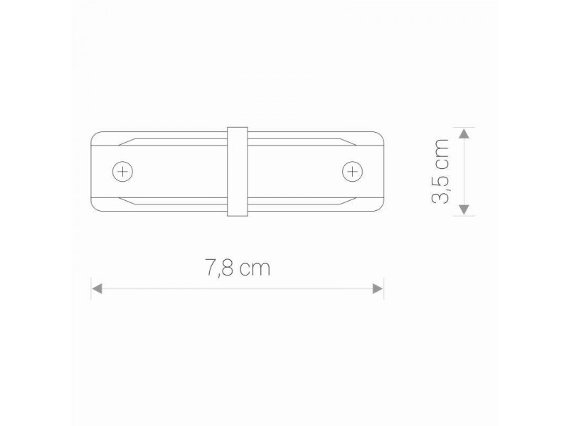 Sín toldóelem fehér 35x78mm PROFILE Sín toldóelem fehér 35x78mm PROFILE