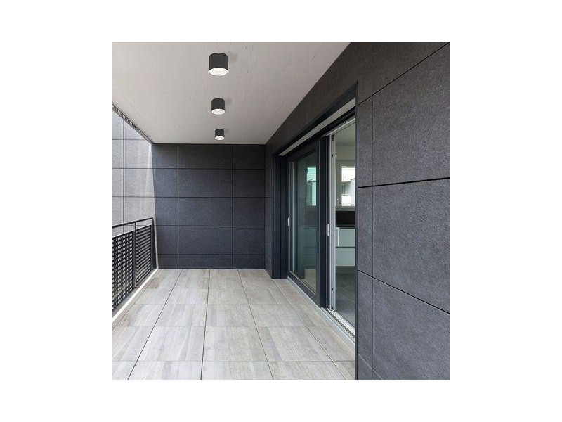 Kültéri Mennyezeti lámpa GU10 alumínium/grafit 94x108mm HEXA Kültéri Mennyezeti lámpa GU10 alumínium/grafit 94x108mm HEXA