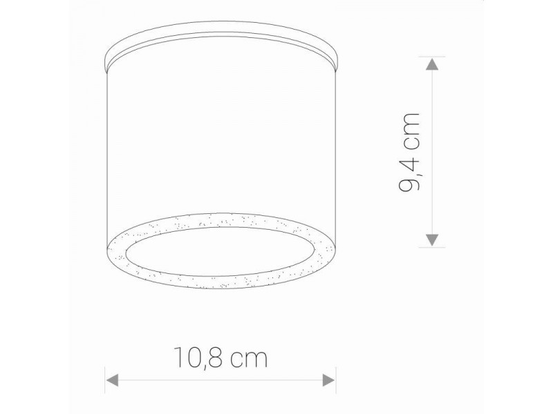 Kültéri Mennyezeti lámpa GU10 alumínium/grafit 94x108mm HEXA Kültéri Mennyezeti lámpa GU10 alumínium/grafit 94x108mm HEXA