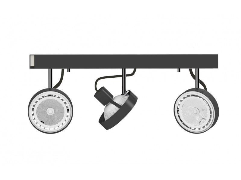 Spot lámpa 3xES111 GU10 fém/grafit 200x500mm CROSS GRAPHITE Spot lámpa 3xES111 GU10 fém/grafit 200x500mm CROSS GRAPHITE