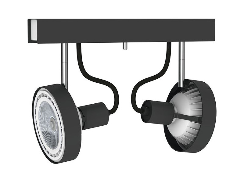 Spot lámpa 2xES111 GU10 fém/grafit 200x300mm CROSS GRAPHITE MEGSZŰNT