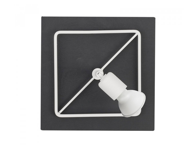 Spot lámpa GU10 fa/szürke 200x200x140mm COBA MEGSZŰNT