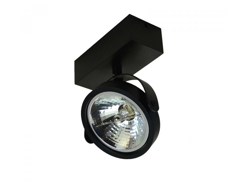 Spot lámpa G9 alumínium/fekete 185x144x62mm GO (BEMUTATÓ DARAB VOLT!) MEGSZŰNT