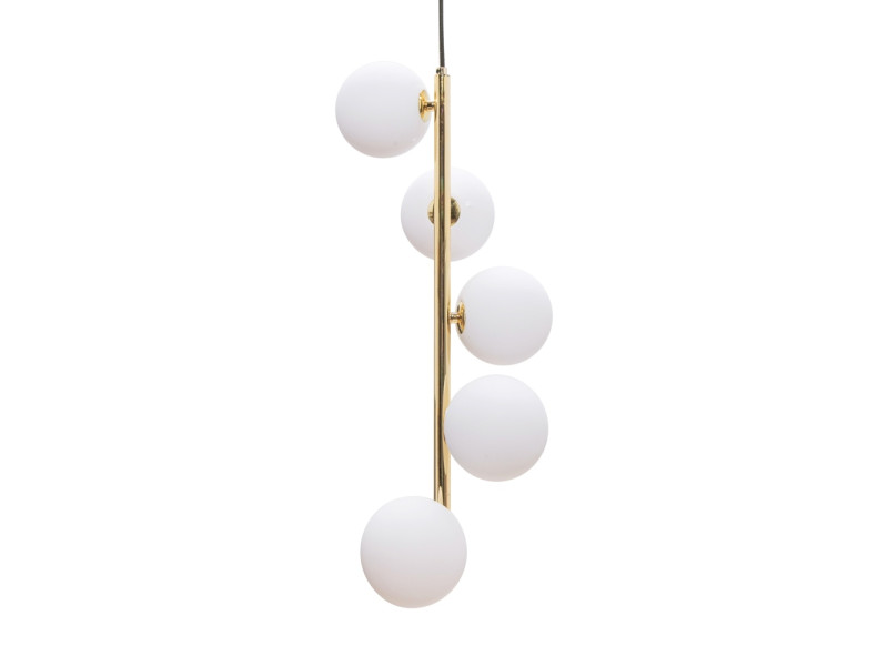 Függeszték 5xG9 fém,üveg/fehér,arany 1800x400x120mm ALI Függeszték 5xG9 fém,üveg/fehér,arany 1800x400x120mm ALI