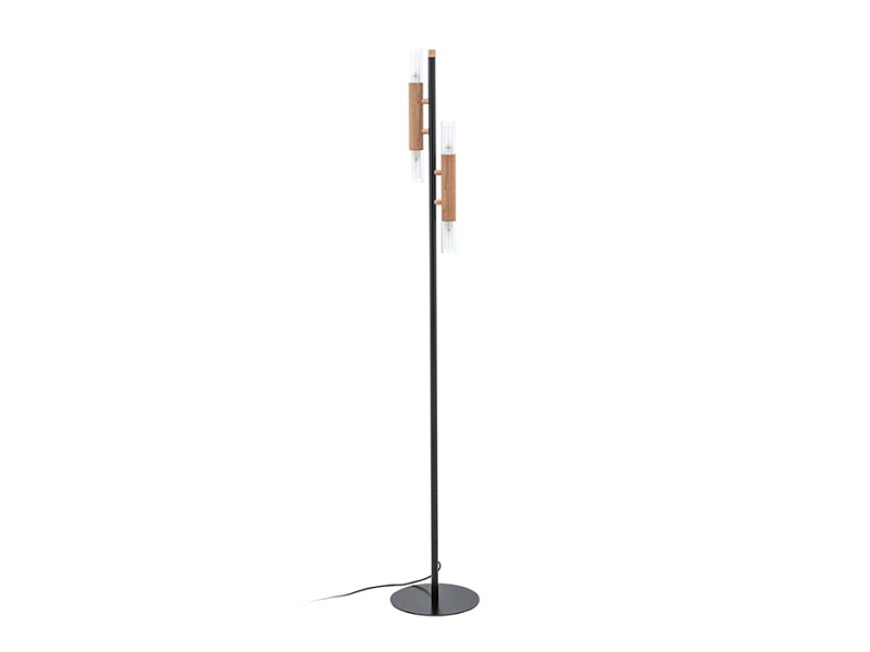 Állólámpa 2xG9 fa,üveg/barna 1520x340x250mm MADERA Állólámpa 2xG9 fa,üveg/barna 1520x340x250mm MADERA