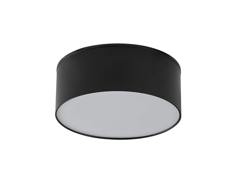 Mennyezeti lámpa LED 12W 1138lm 3000K szövet/fekete 30x120x120mm SOLARI LED