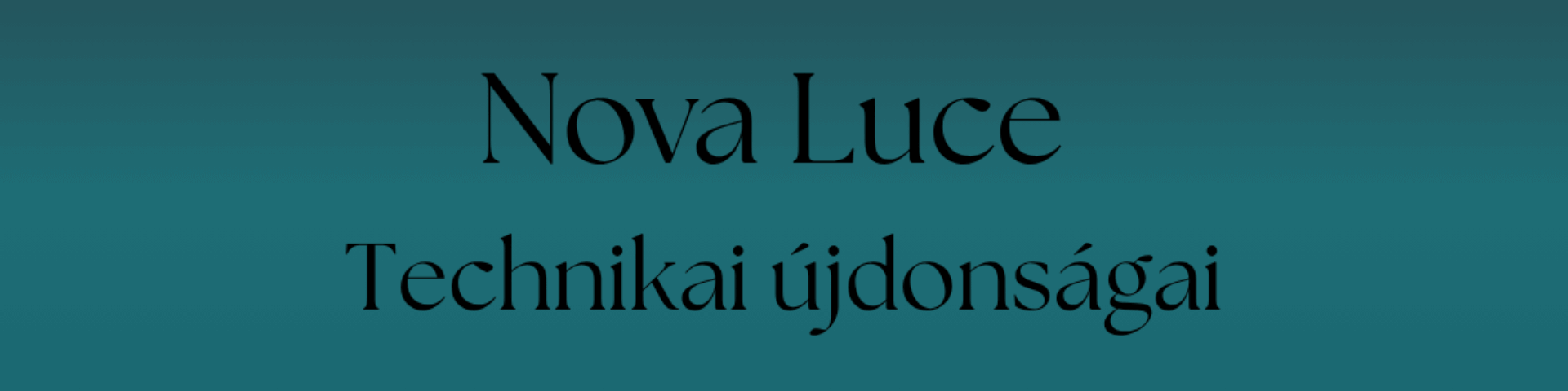 Nova Luce 2025 – A technikai világítás új dimenziói